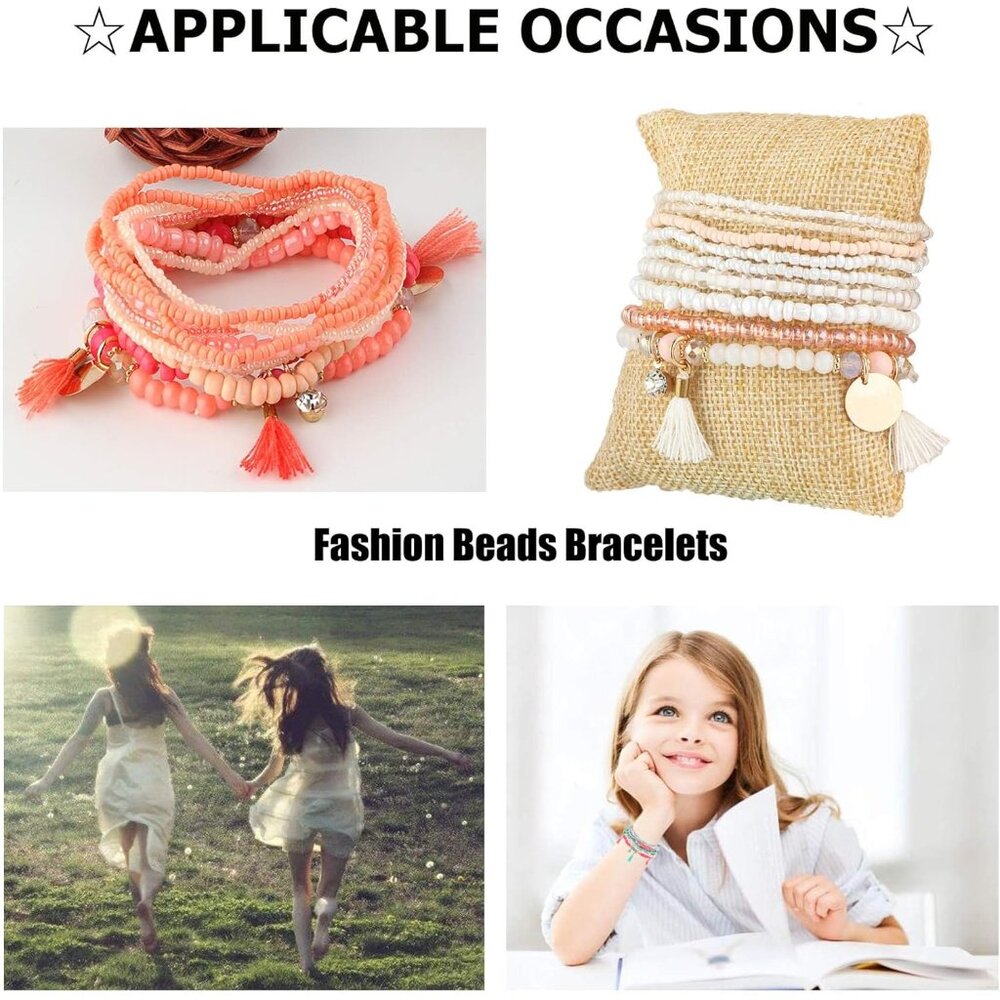 6sets Boho Bead Bracelets Set Multilayered Stacka… - image 7